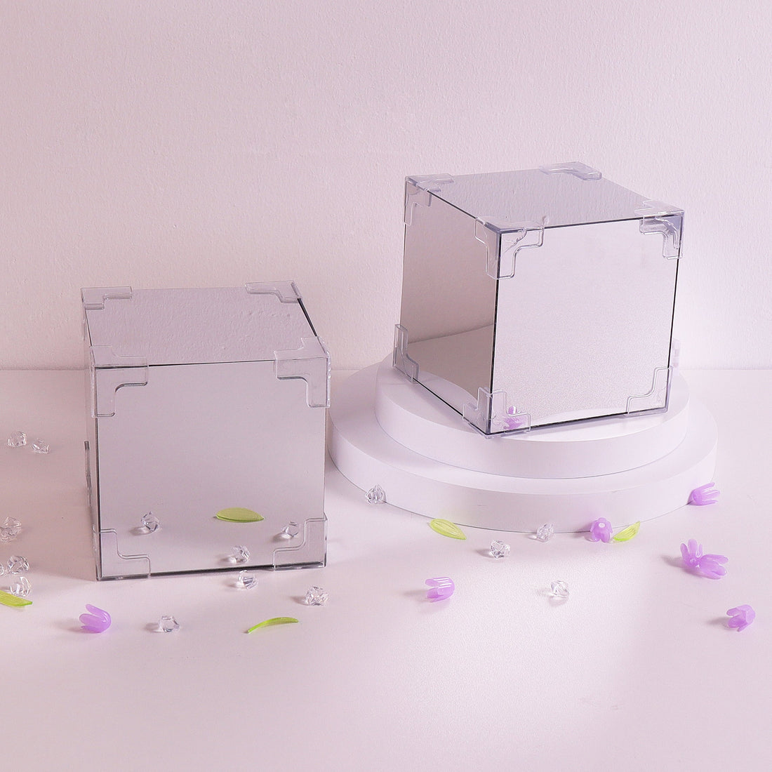 Tulip Mirror LED Night Light - Pink