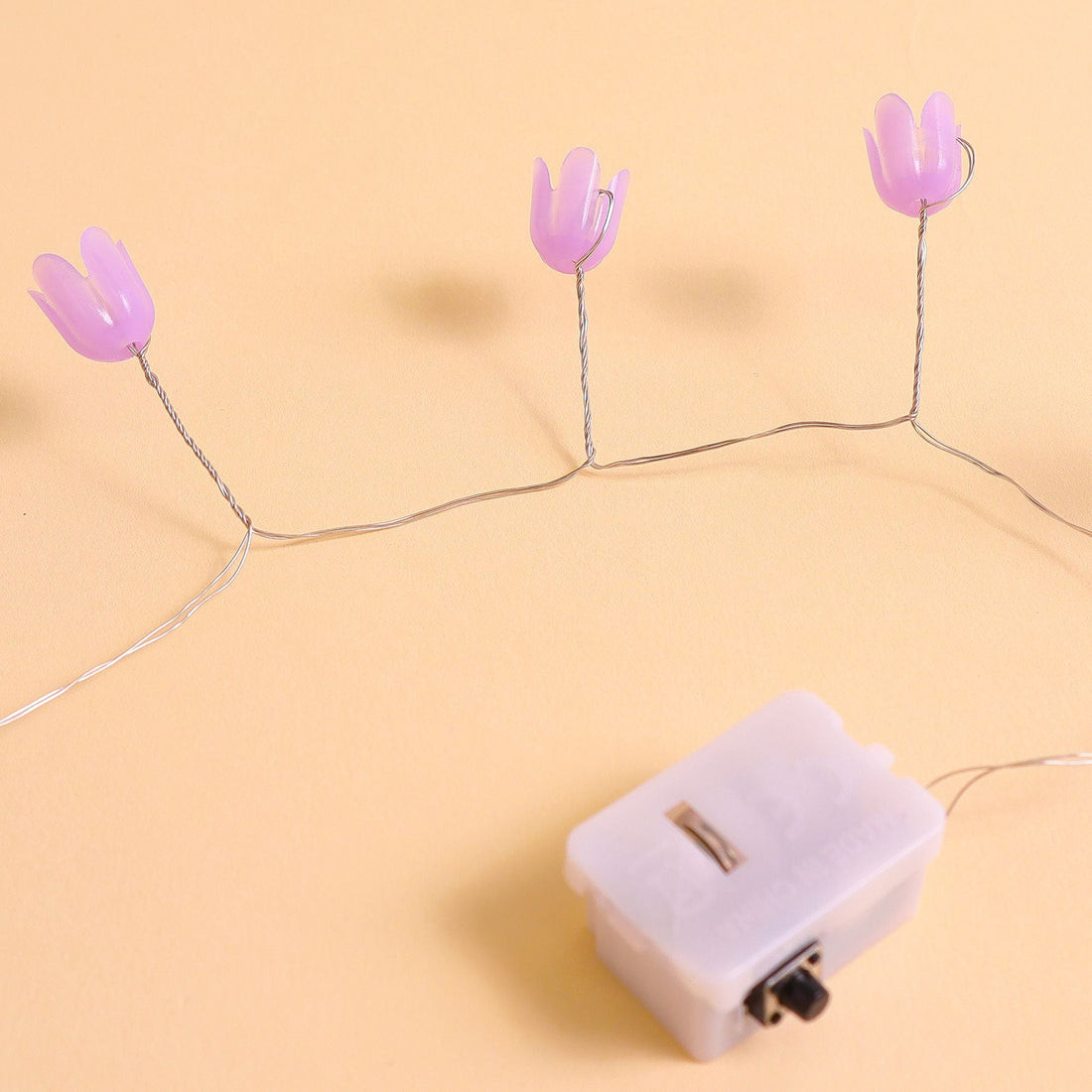 Tulip Mirror LED Night Light - Purple 7