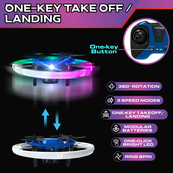 Force1 Obiter Extreme Remote Control (RC) Aerial Drone with 360 Spins