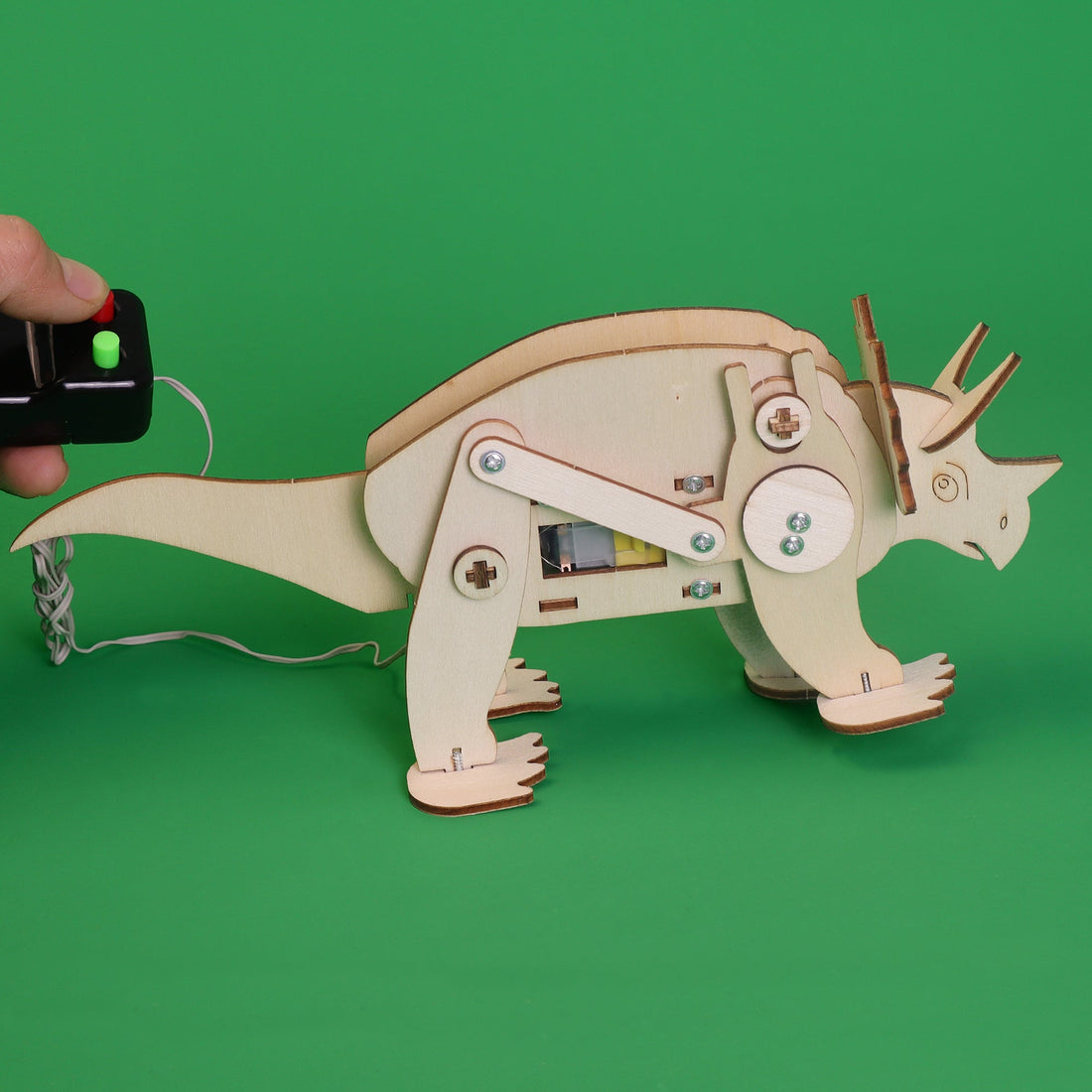 Dinosaur Robot Triceratops DIY Kit, Educational STEM Toy 5