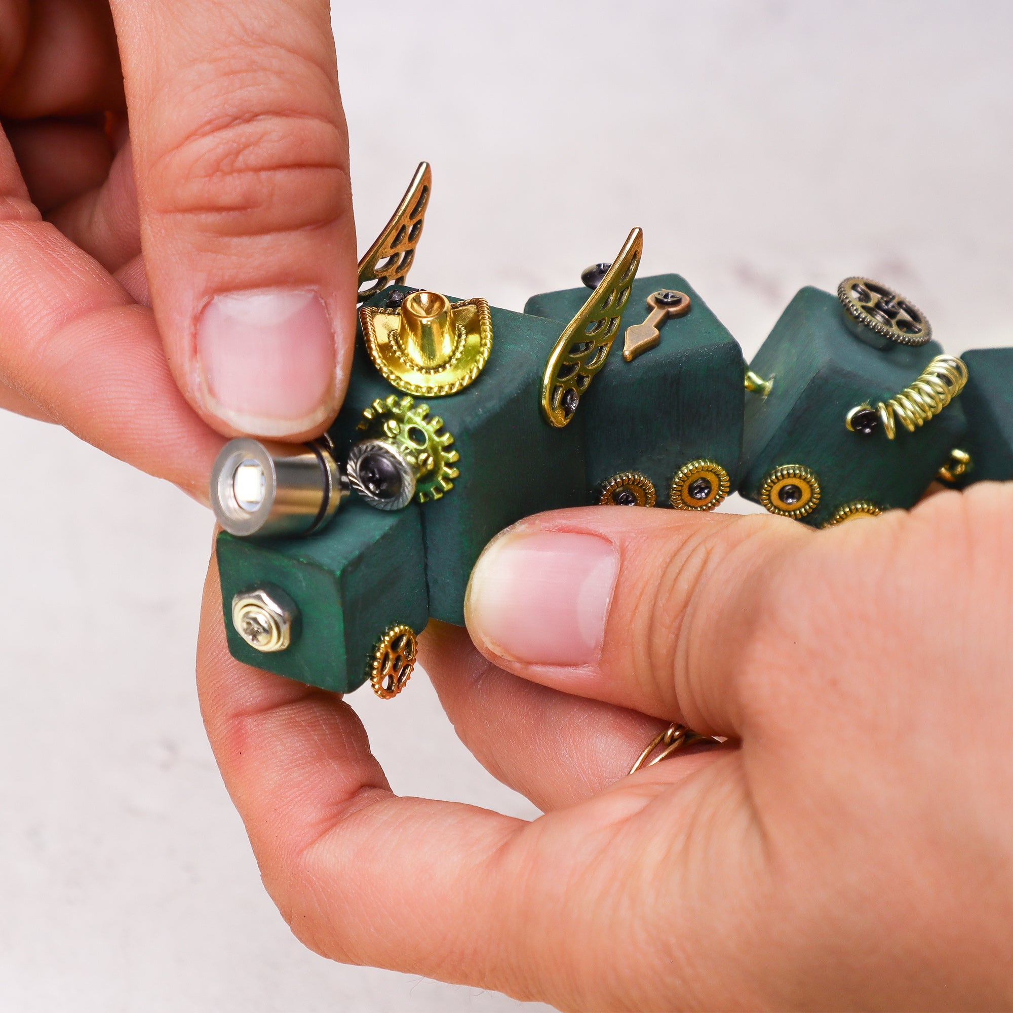 DIY Timber Train Kit – Build a Wooden Train with LED Light, Fun Accessories, Home and Office Décor 5