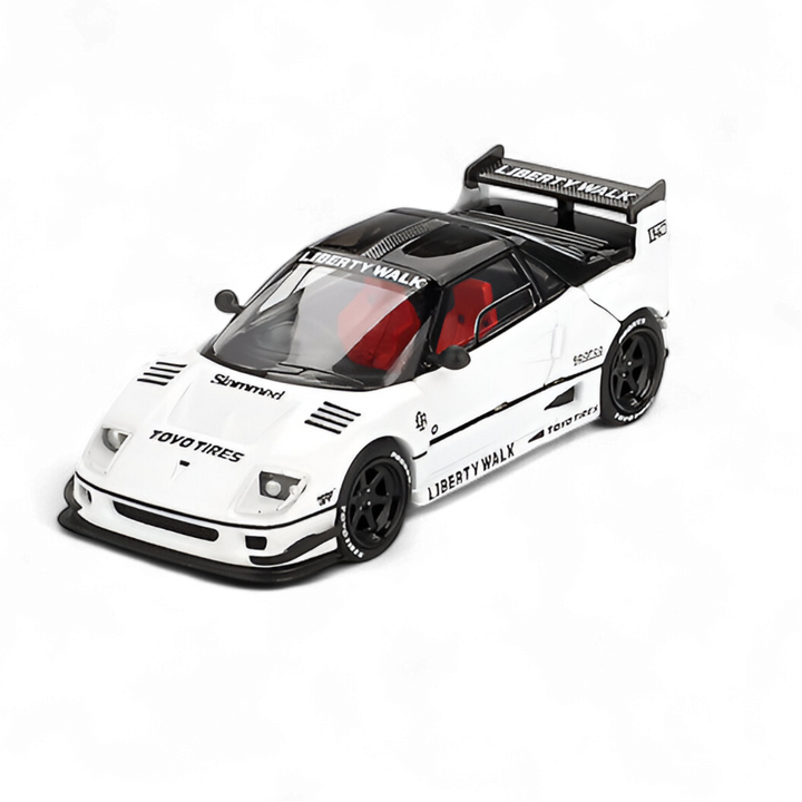Mazda AZ-1 Liberty Walk LB40 White 1:64 by Mini-GT  2