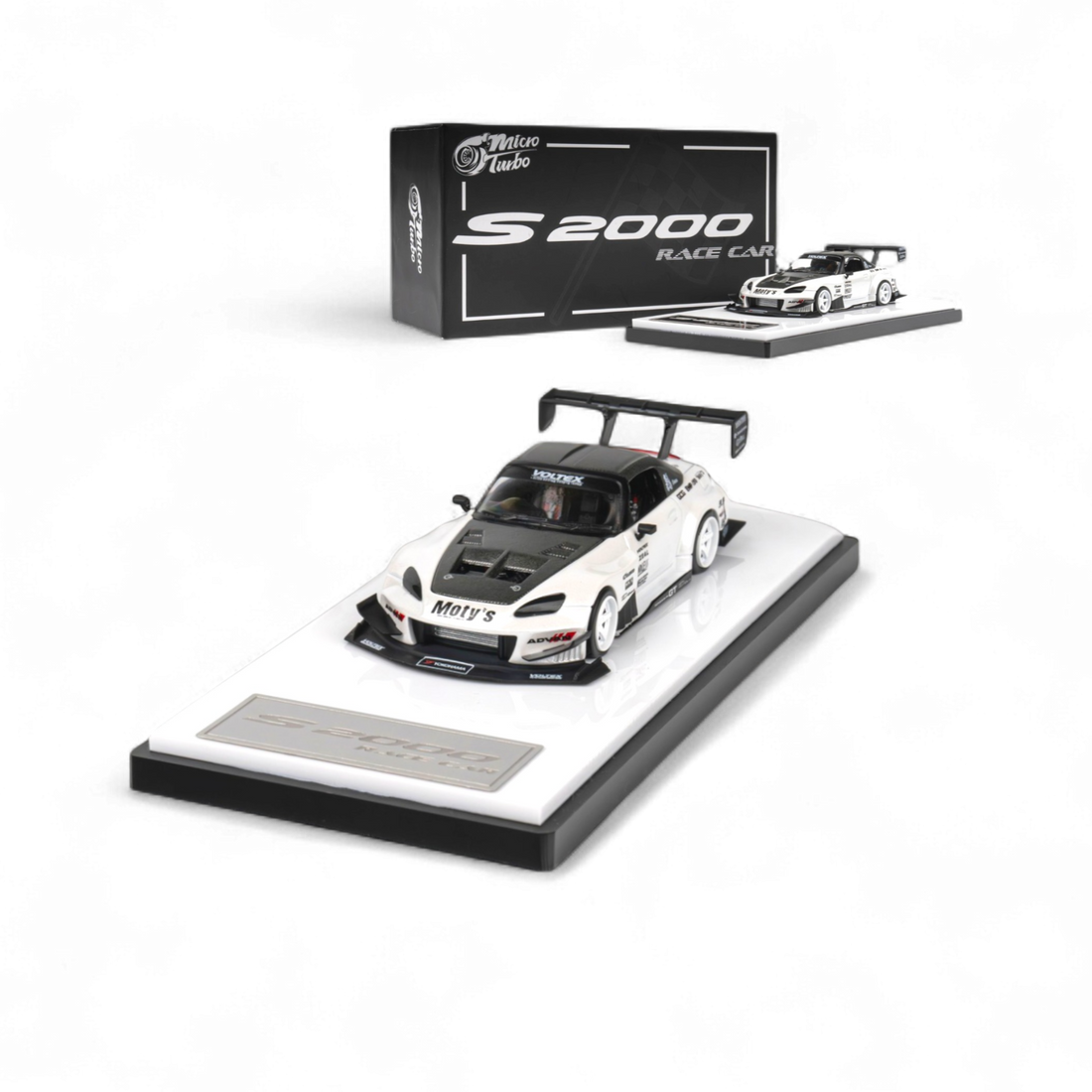 Honda Custom S2000 - Metallic White TOP FUEL 1:64 by Microturbo 