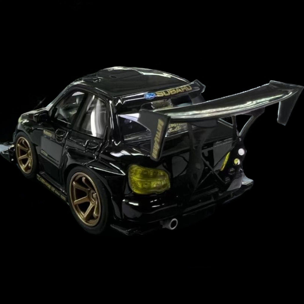 Subaru Impreza WRX STI Voltex Black Gold Resin 1:64 by YM model