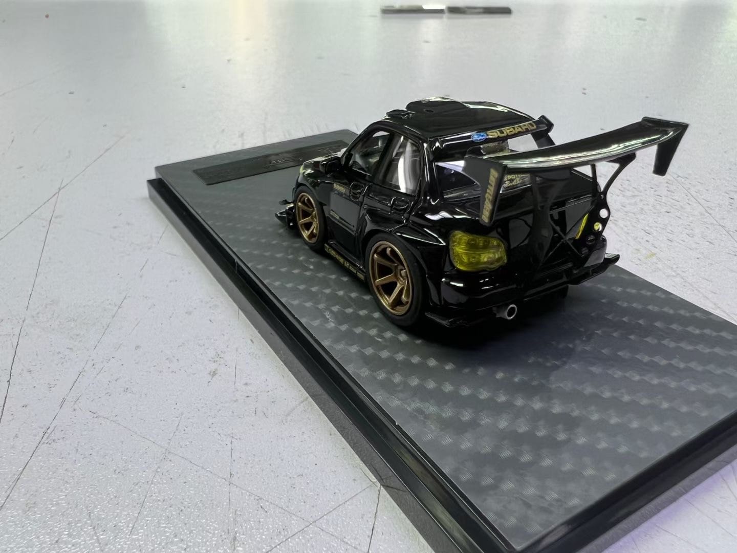 Subaru Impreza WRX STI Voltex Black Gold Resin 1:64 | YM model X Q