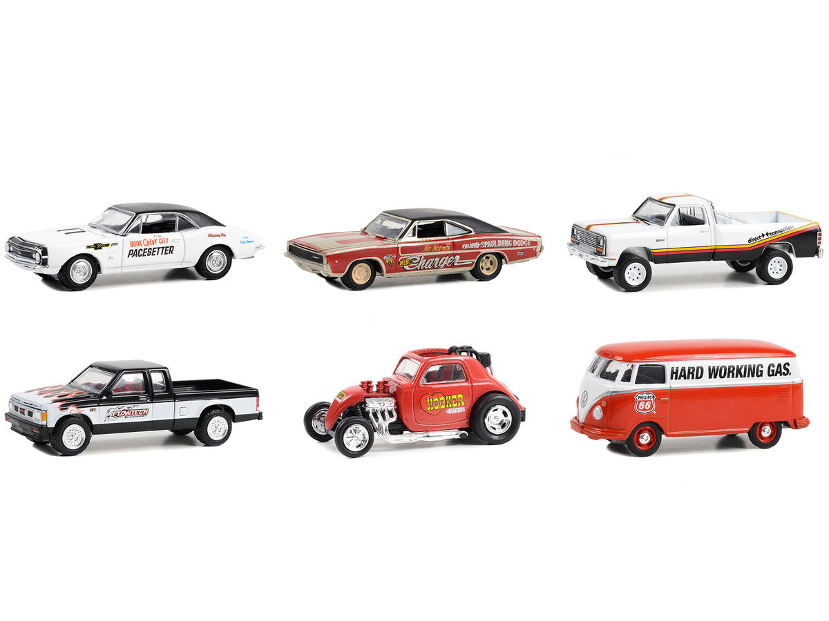 "Running on Empty" 6 piece Set Series 16 1/64 Diecast Model Cars by Greenlight-1