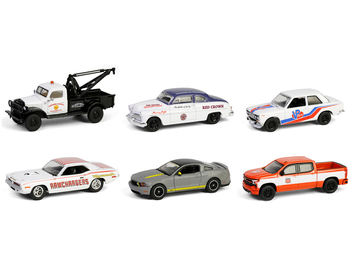 "Running on Empty" 6 piece Set Series 17 1/64 Diecast Model Cars by Greenlight-0