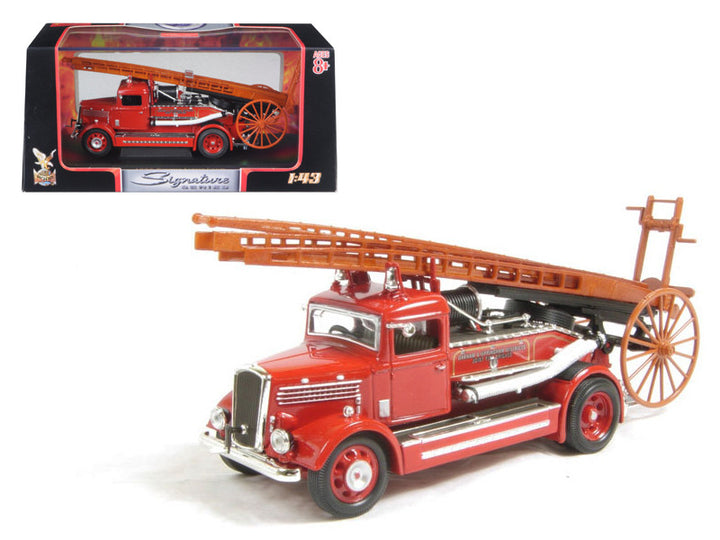 Dennis Light Four 1938 Fire Engine Red 1/43 Diecast Model by Road Signature