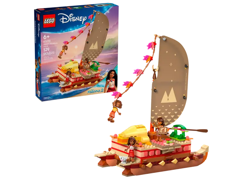 LEGO 43270 Disney Moana's Adventure Canoe 2