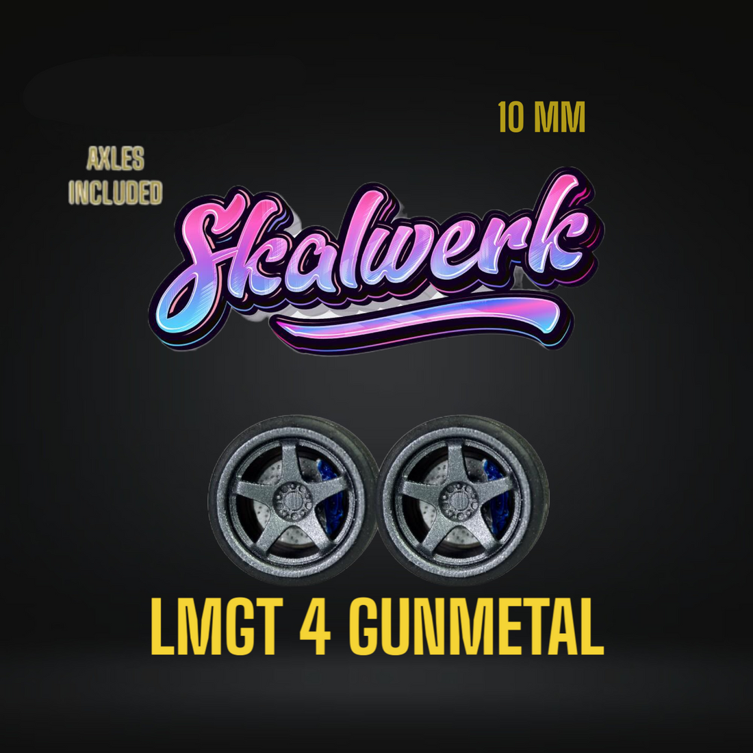 SKALWERK Wheels 1:64 10mm High Quality Wheels With Bearing System GROUP 3b