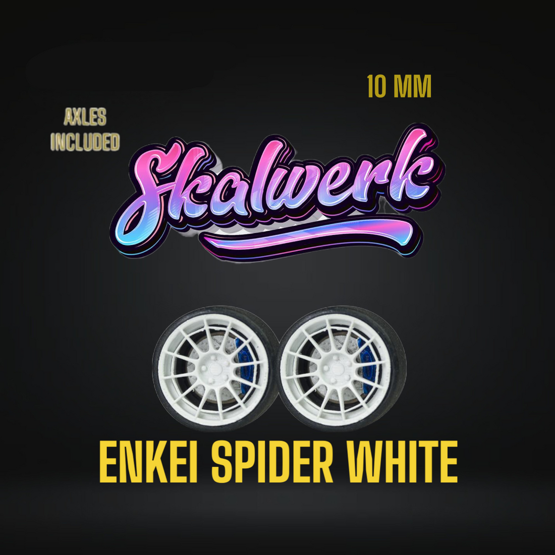 SKALWERK Wheels 1:64 10mm High Quality Wheels With Bearing System GROUP 3e