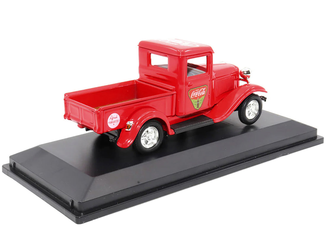 1934 Ford Pickup Truck "Coca-Cola" Red 1/43 Diecast Model Car by Motor City Classics-2