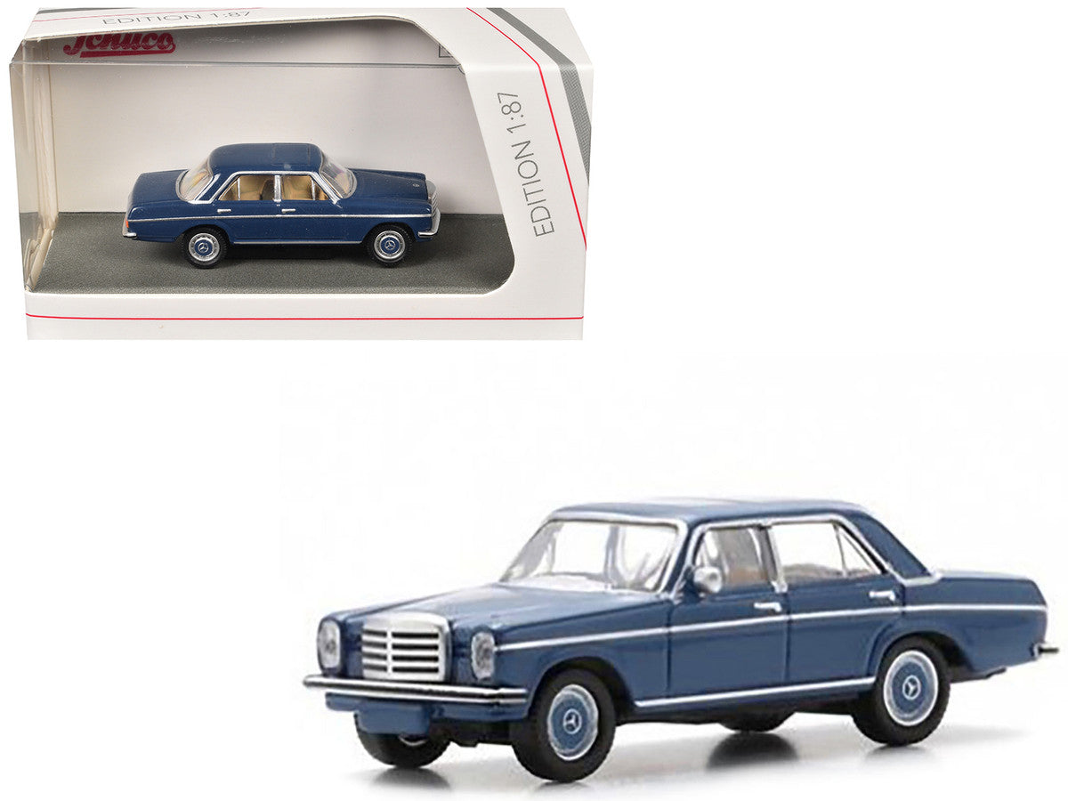 Mercedes-Benz /8 (W114) Sedan Blue 1/87 (HO) Diecast Model Car by Schuco 3