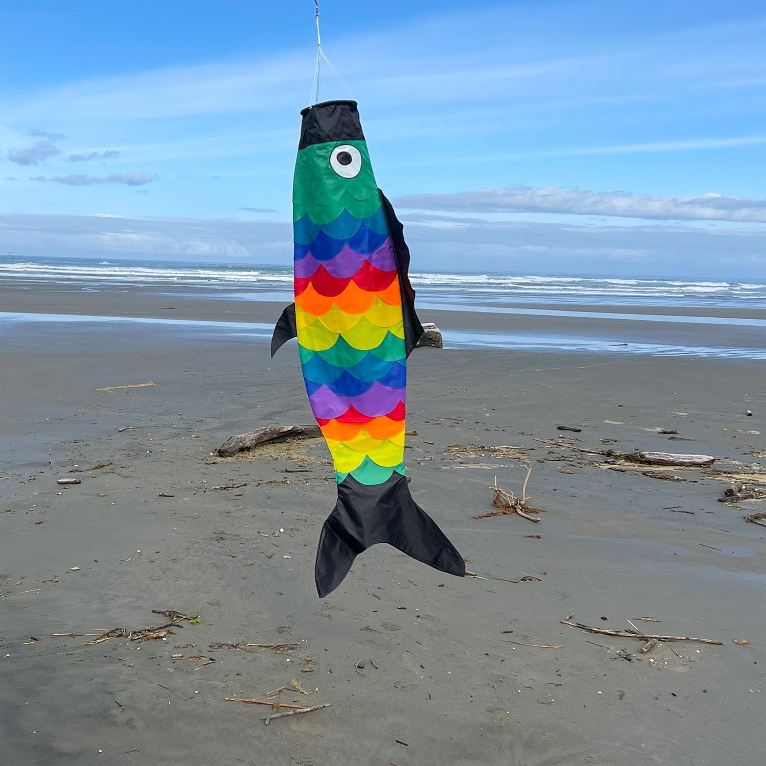Surf City Kites Rainbow Scales 60" Fishsock 2