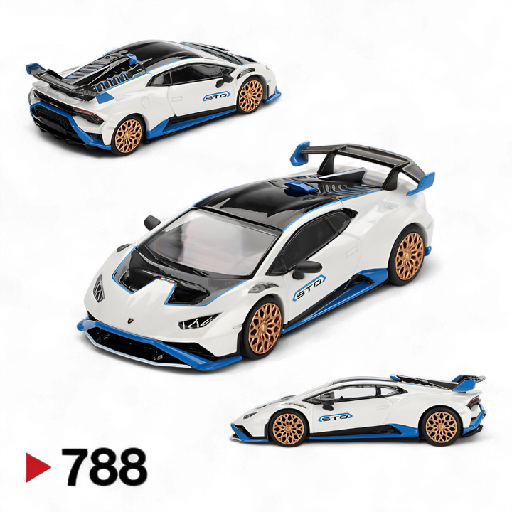 Lamborghini Huracán STO Bianco Asopo #788 1:64 by Mini-GT 