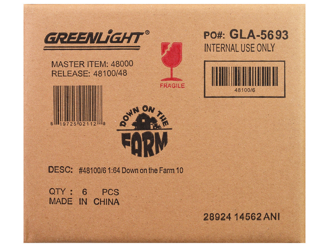 "Down on the Farm" Series 10 Set of 6 pieces 1/64 Diecast Models by Greenlight-2