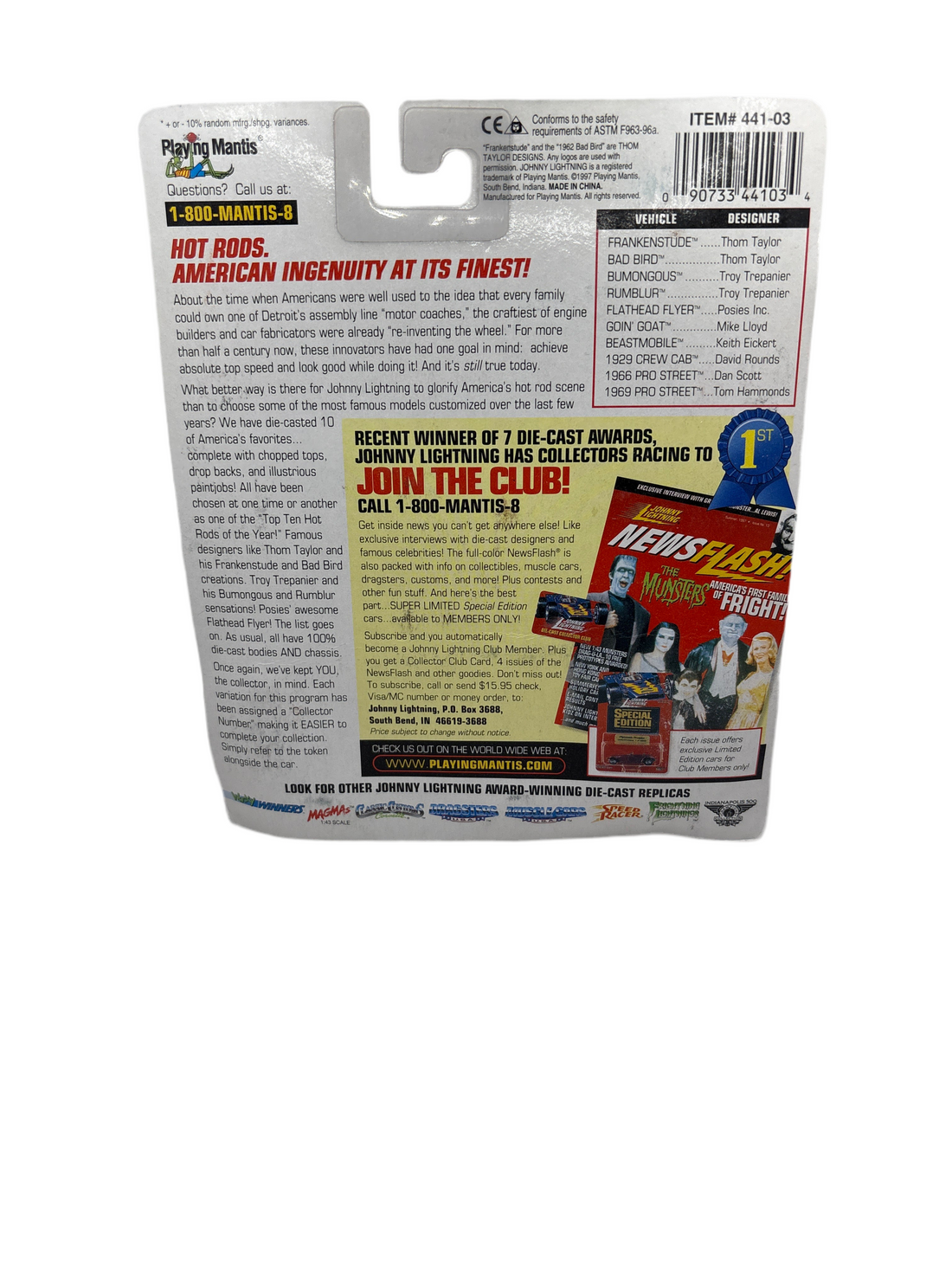 Johnny Lightning Bumongous Diecast yellow 2