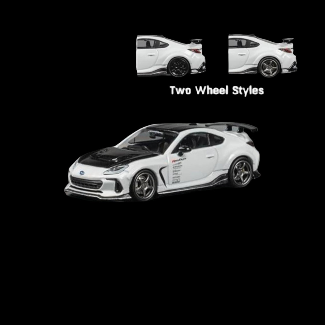 Subaru BRZ Varis BRZ ARISING-1 in White 1:64 by CM Model CM64-BRZ-01