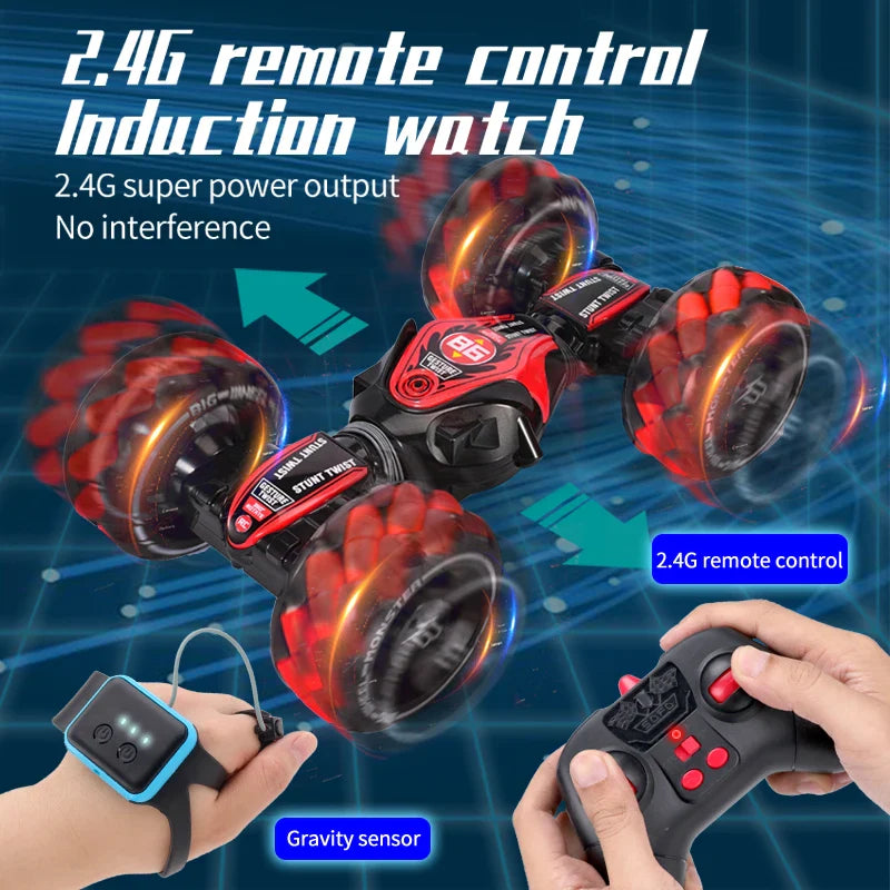 4WD Gesture-Controlled Stunt RC Car-2
