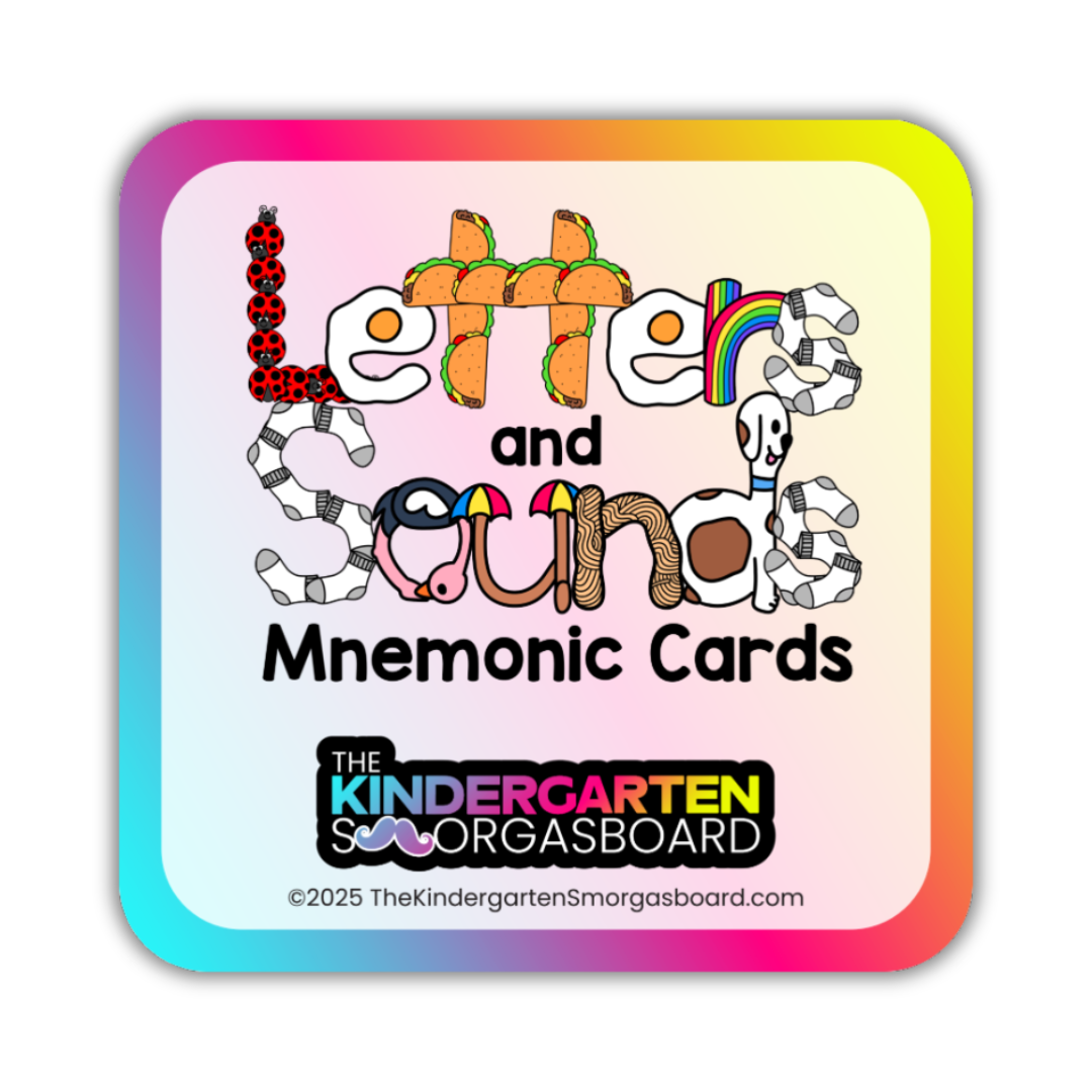 TKS Letters and Sounds Mnemonic Cards Set