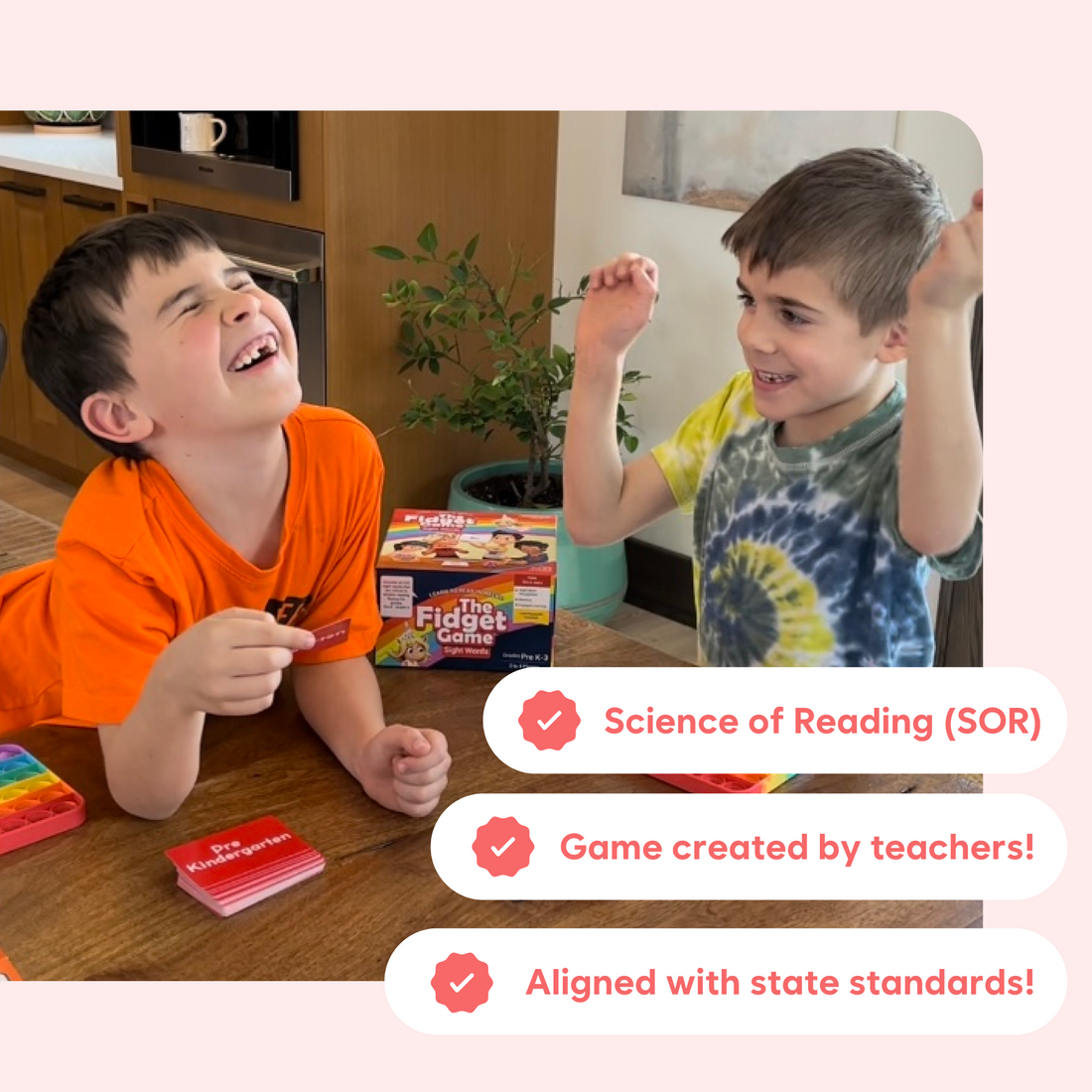 The Fidget Game: Sight Words Edition 4