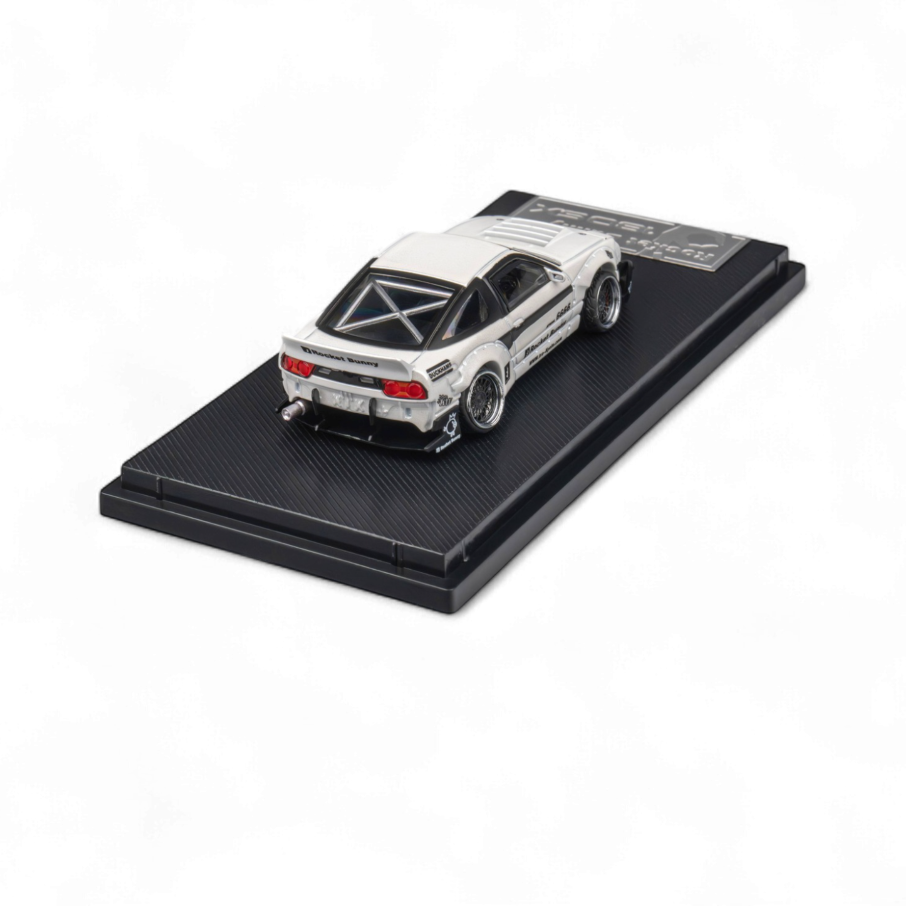 Nissan Custom 180SX - Pandem Rocket Bunny White 1:64 by MicroTurbo 6