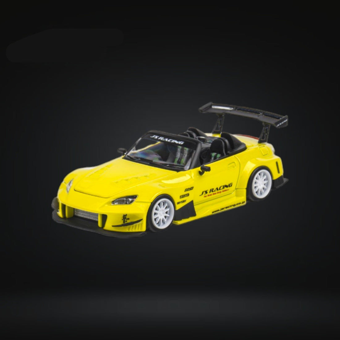 Honda S2000 JS Racing Custom in Indy Yellow Pearl 1:64 by Microturbo - 3