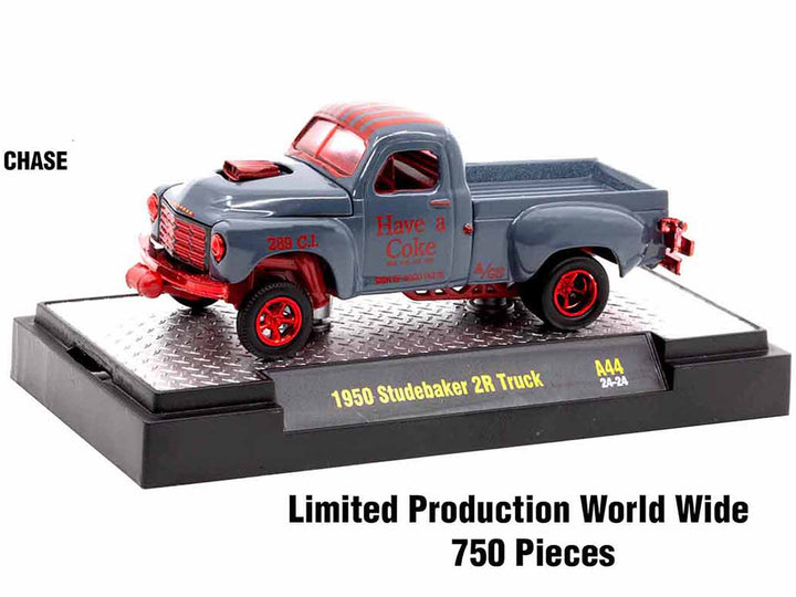 "Sodas" Set of 3 pieces Release 44 Limited Edition to 8250 pieces Worldwide 1/64 Diecast Model Cars by M2 Machines-1