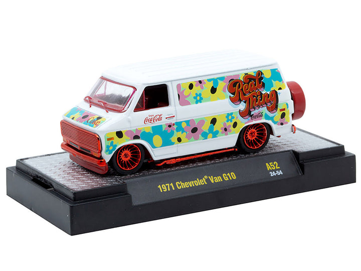 "Coca-Cola" Set of 3 pieces Release 52 Limited Edition to 10000 pieces Worldwide 1/64 Diecast Model Cars by M2 Machines-1