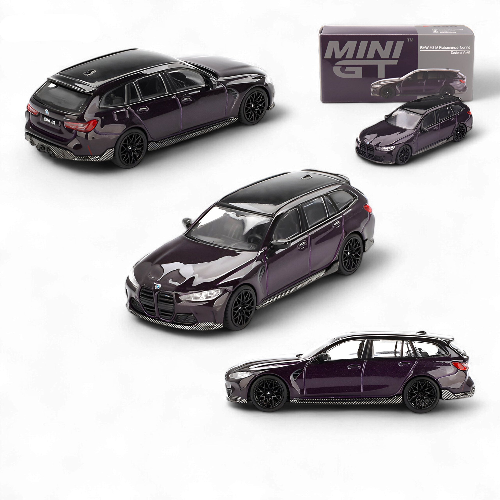 BMW M3 M Performance Touring Daytona Violet #896 1:64 by Mini-GT 