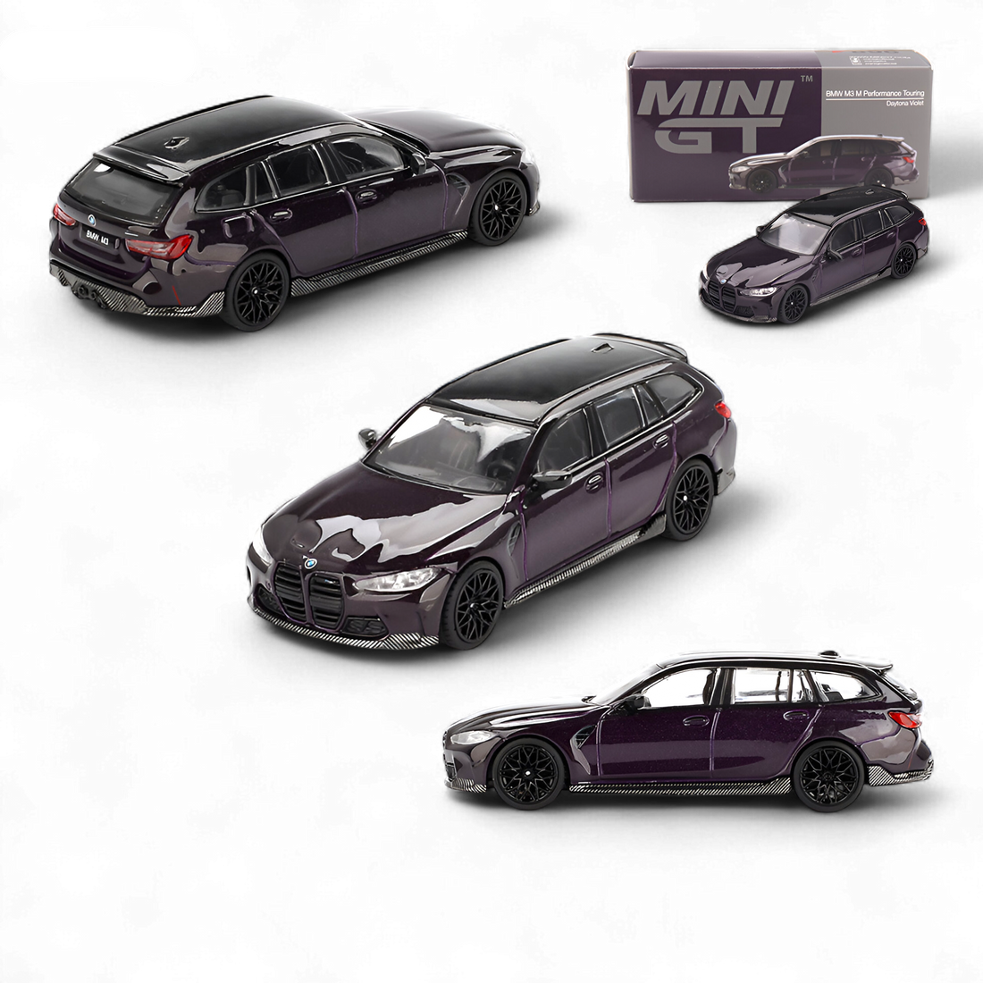BMW M3 M Performance Touring Daytona Violet #896 1:64 by Mini-GT 