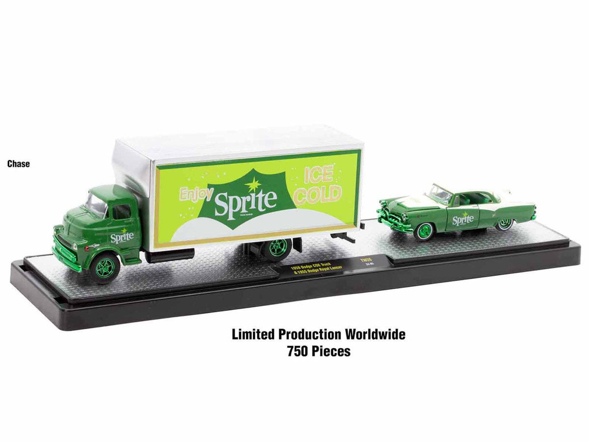 Auto Haulers "Soda" Set of 3 pieces Release 26 Limited Edition to 9600 pieces Worldwide 1/64 Diecast Models by M2 Machines 2