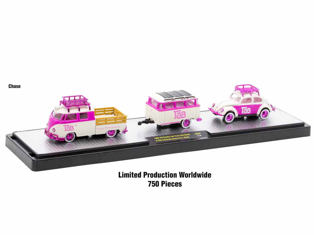 Auto Haulers "Soda" Set of 3 pieces Release 26 Limited Edition to 9600 pieces Worldwide 1/64 Diecast Models by M2 Machines 3