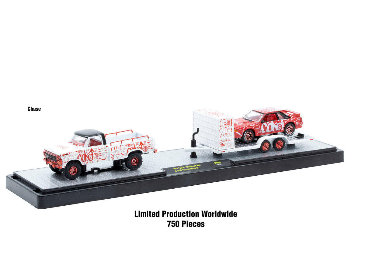 Auto Haulers "Soda" Set of 3 pieces Release 39 Limited Edition to 8000 pieces Worldwide 1/64 Diecast Models by M2 Machines-3