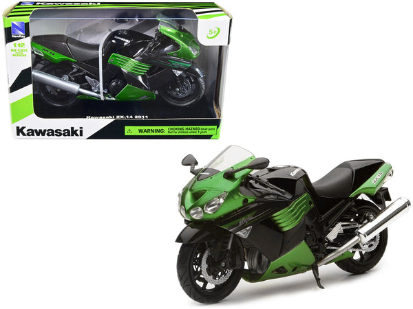 kotominton ☻ Kawasaki 2011 ZX-14 Ninja Green Motorcycle Model 1/12 by New