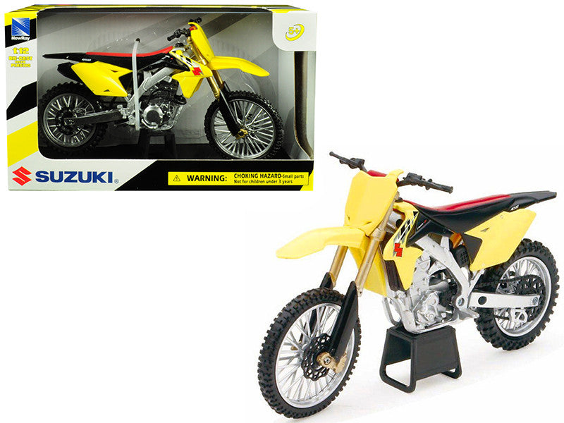 Suzuki RM-Z450 Yellow 1/12 Motorcycle Model by New Ray-0