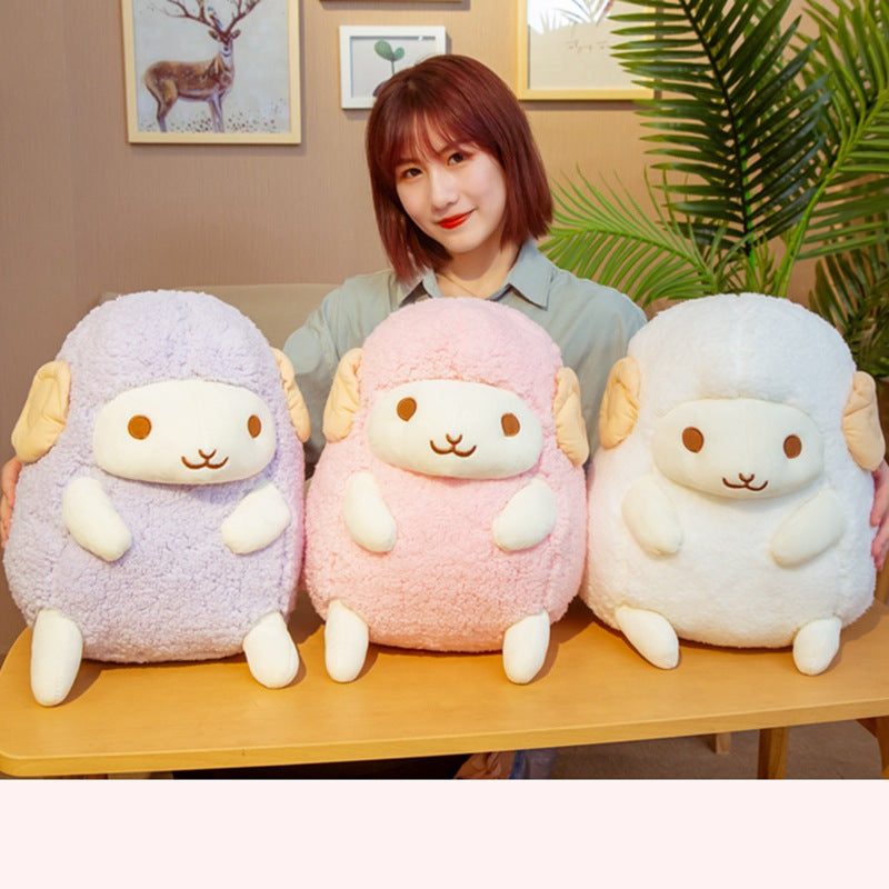 Cute Sitting Little Sheep Doll Plush Toy 3