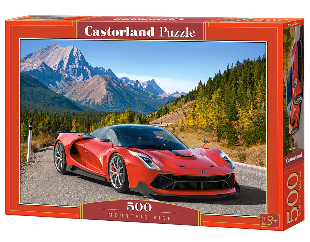 Red sports car 500 piece Castorland jigsaw puzzle