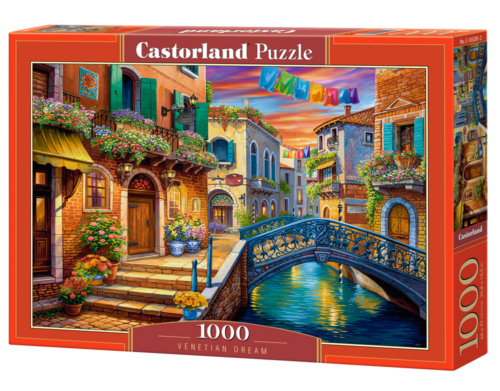 Venetian Dream Venice 1000 piece jigsaw puzzle by Castorland in retail box