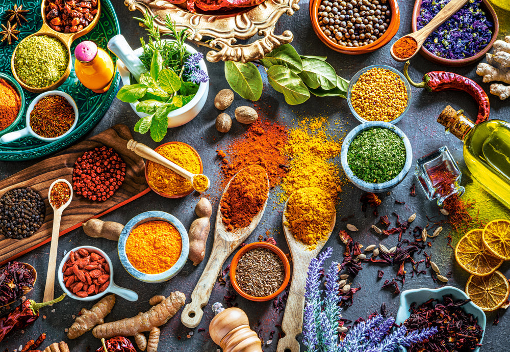 1000 Piece Jigsaw Puzzle, Colors of Spices, Food puzzles, Variety of colors, Culinary-themed puzzle, Adult Puzzle, Castorland C-105328-2 2