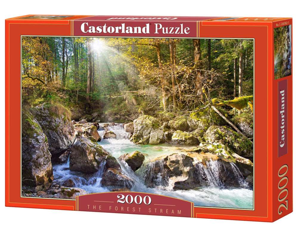 Forest Stream 2000 piece Castorland jigsaw puzzle box