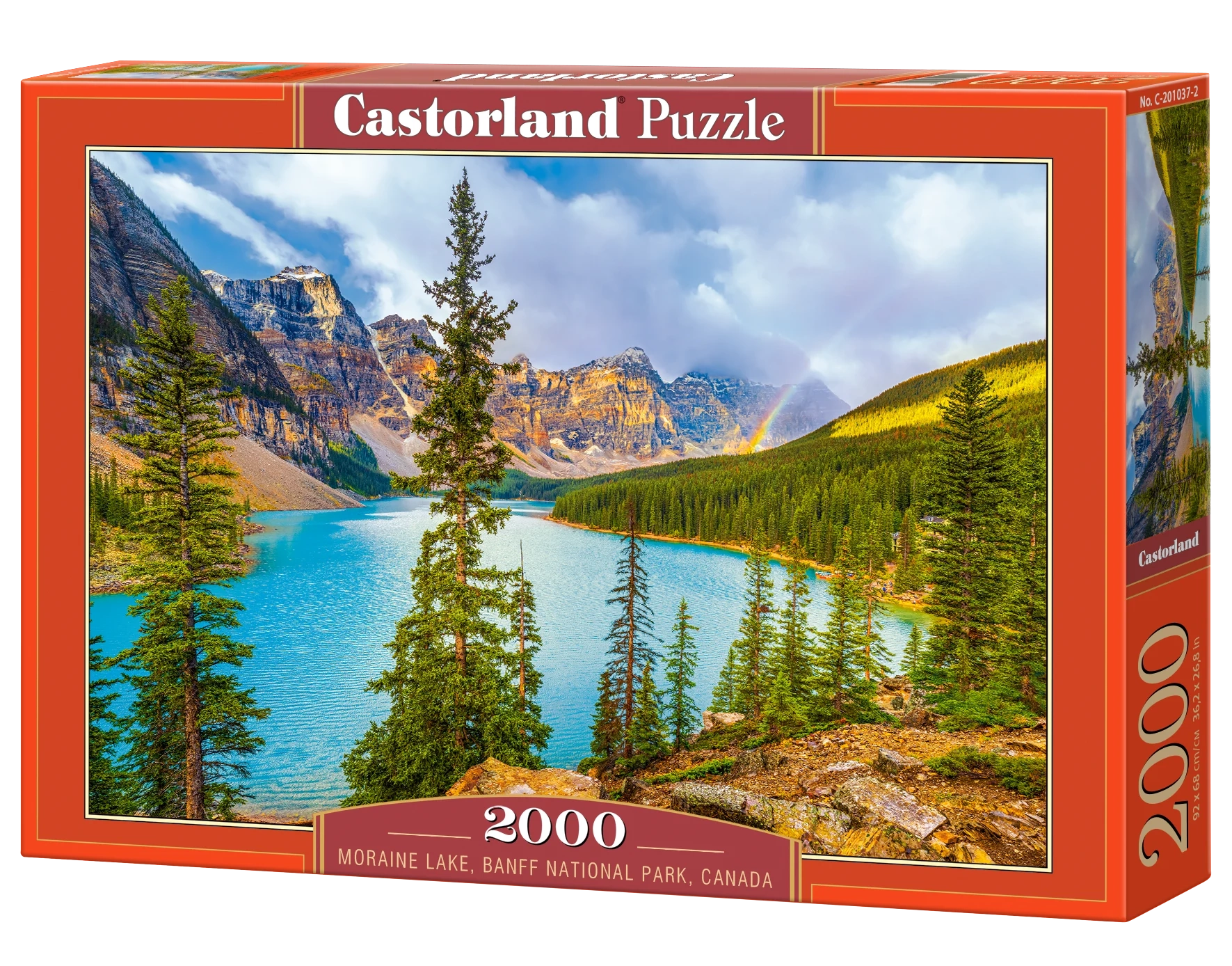 Moraine Lake Banff National Park 2000 piece jigsaw puzzle by Castorland in retail box
