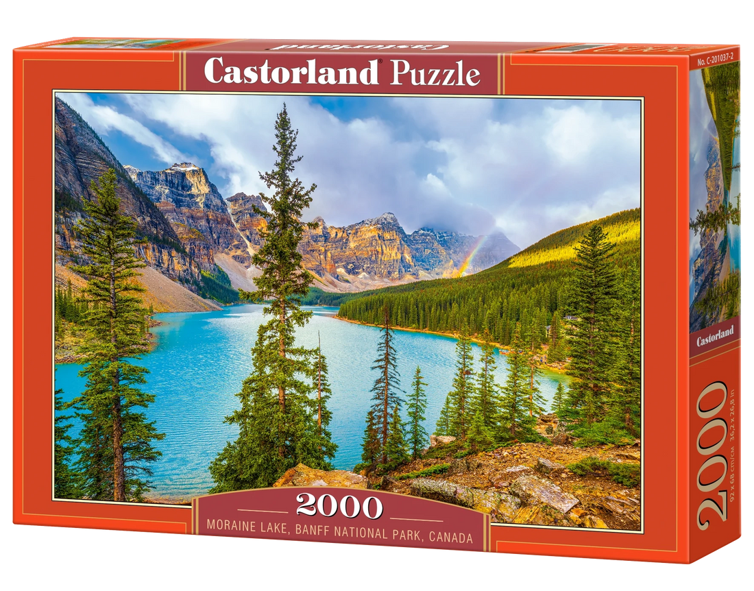 Moraine Lake Banff National Park 2000 piece jigsaw puzzle by Castorland in retail box