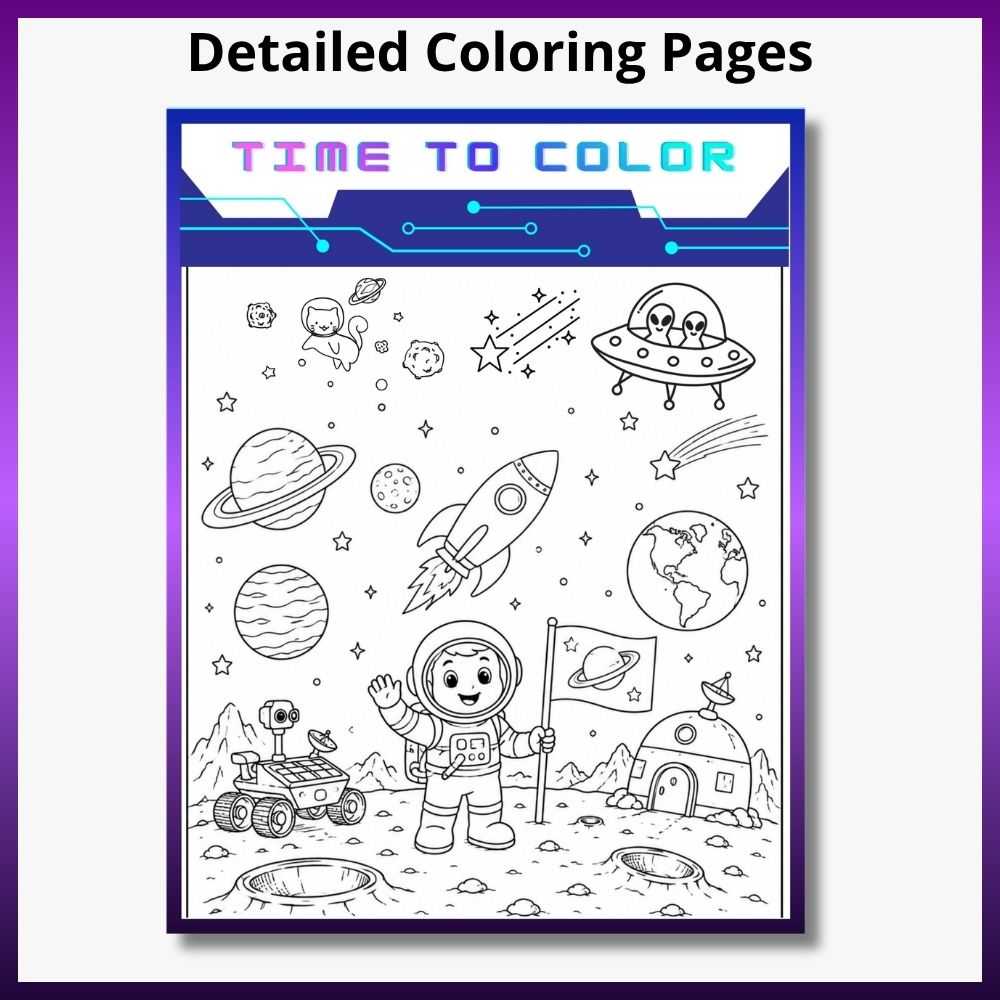 Design Your Own Spaceship creative STEM activity