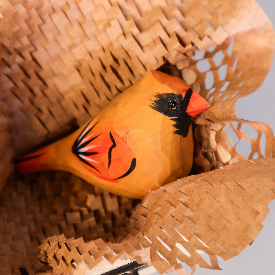 Hand Carved Cardinal Bird, Unique Gift for Loved Ones 9