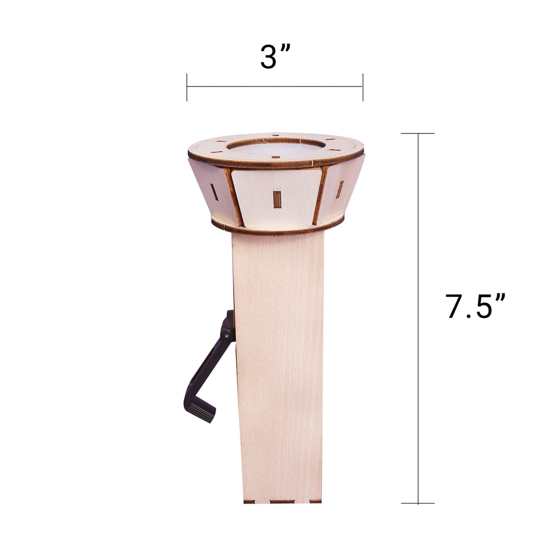 Hand-Crank Flashlight DIY Kit, Educational STEM Toy 3