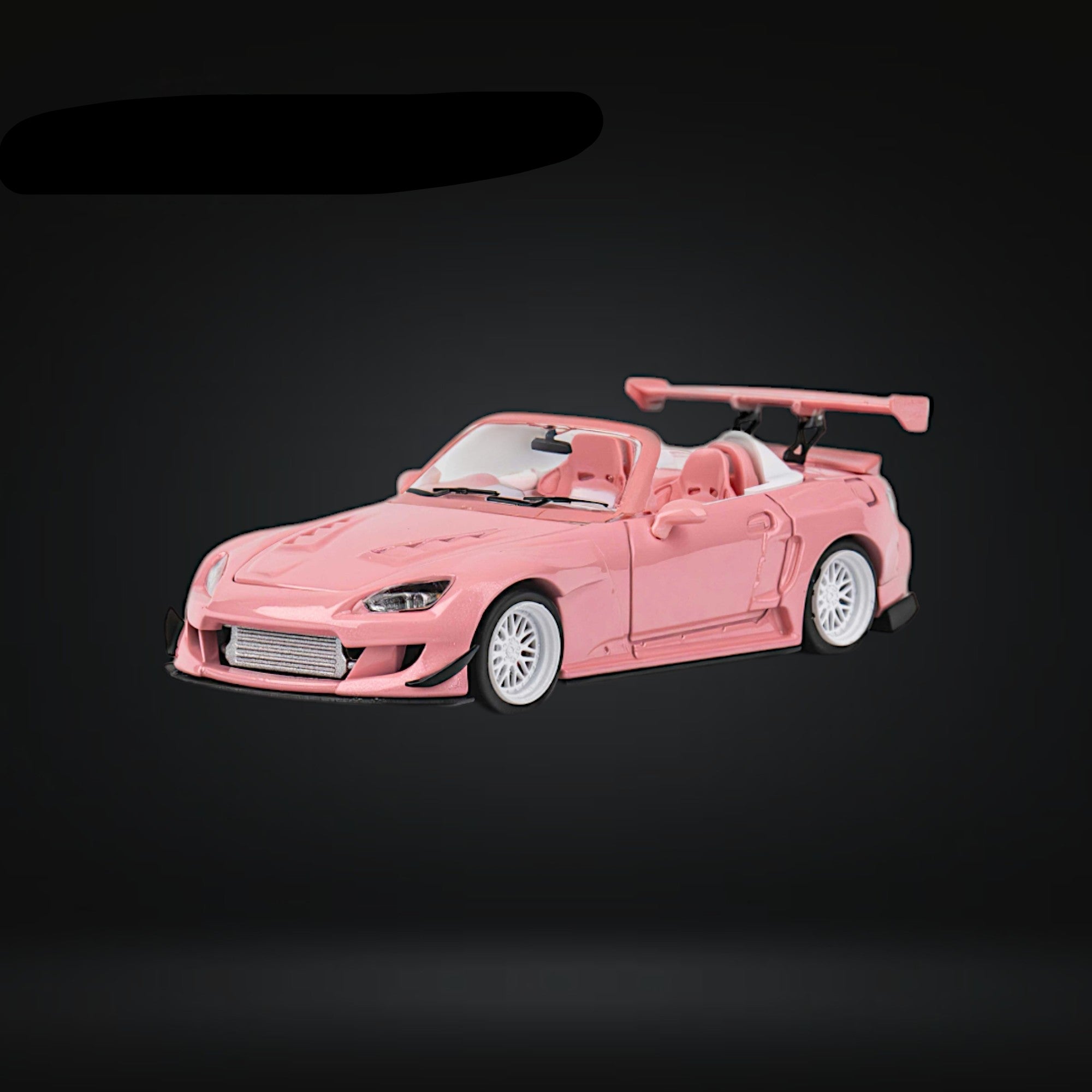 Honda Custom S2000 Rocket Bunny Valentine's Pink 1:64 by Microturbo 5
