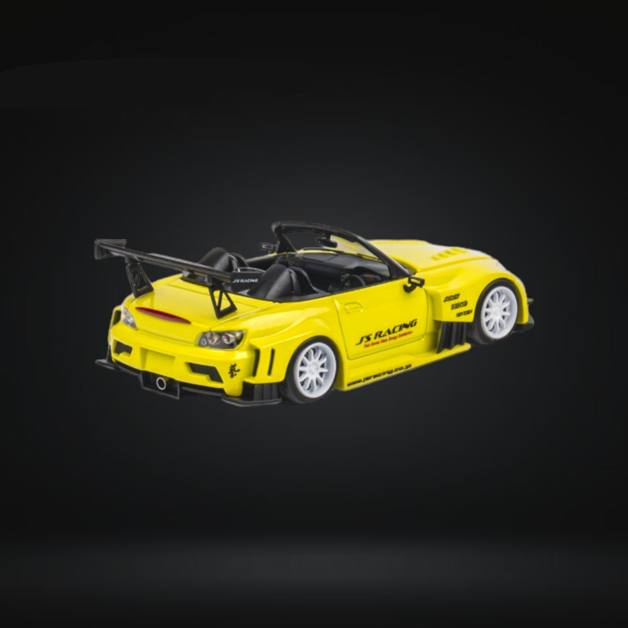 Honda S2000 JS Racing Custom in Indy Yellow Pearl 1:64 by