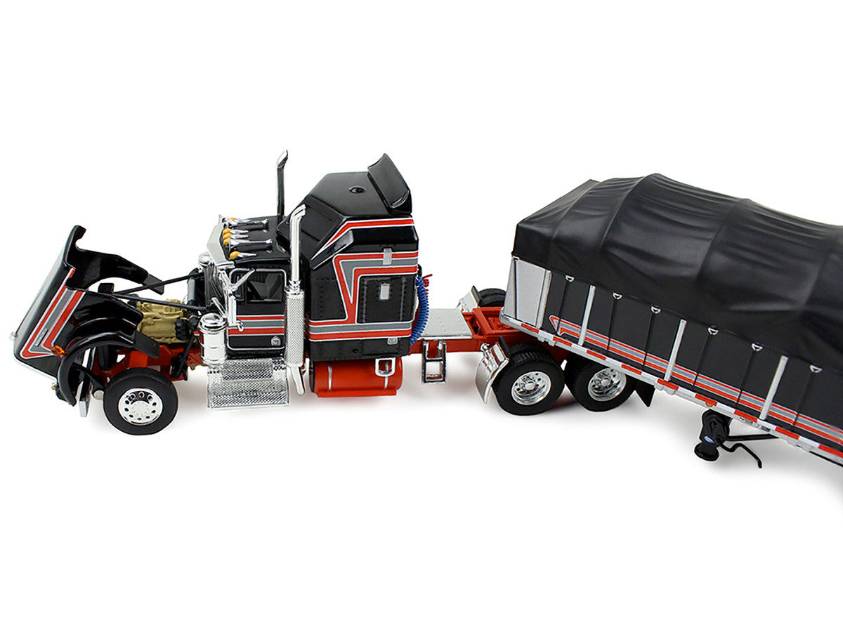 DCP First Gear Kenworth W900A Aerodyne 1:64 diecast semi truck detailed view