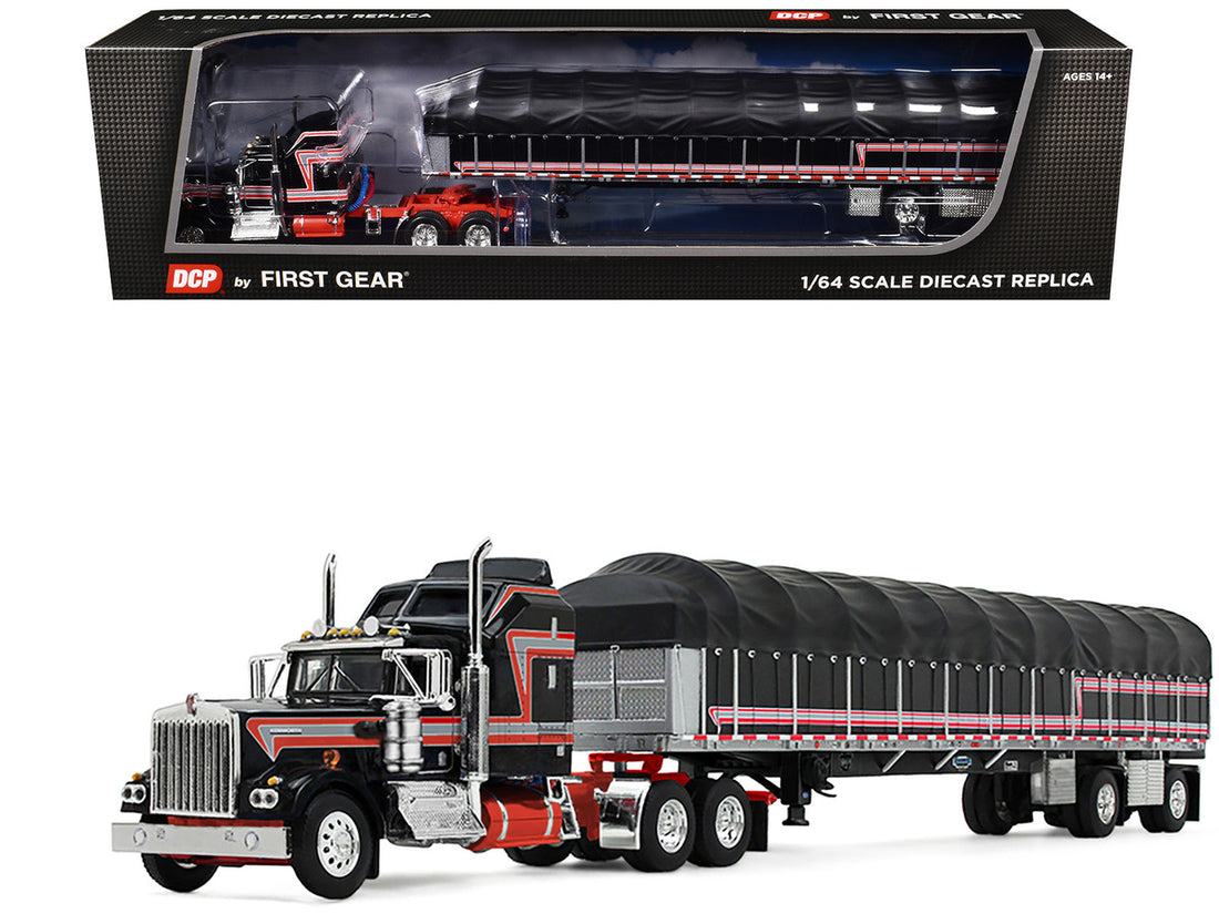 Kenworth W900A and Wilson Roadbrute 1:64 diecast tractor trailer with packaging
